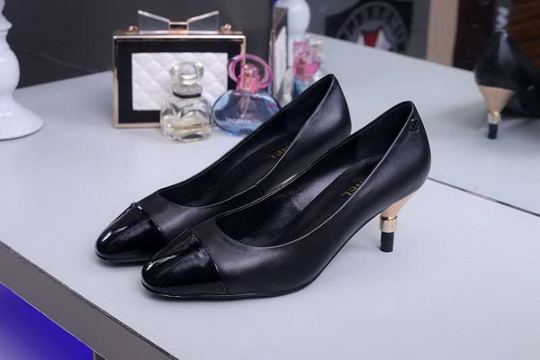 CHANEL Shallow mouth kitten heel Shoes Women--004